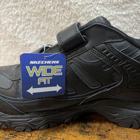 SKECHERS Afterburn Mens 15 Sneakers Athletic Work Shoes Memory Fit NEW Wide Fit - Picture 12 of 14